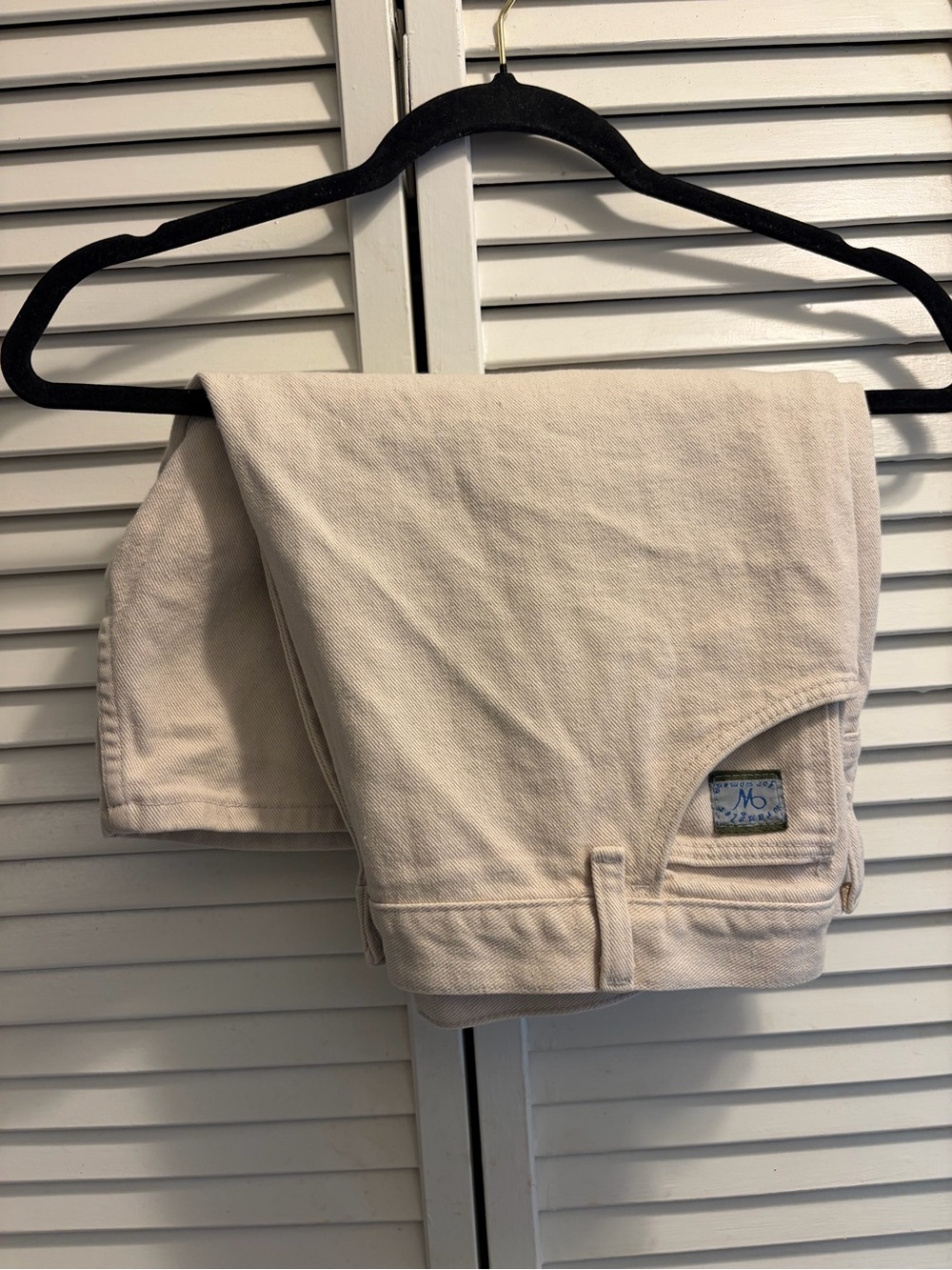 VTG Wrangler For Women Cream Tan High Waist Jeans Made in USA 100% Cotton 16
